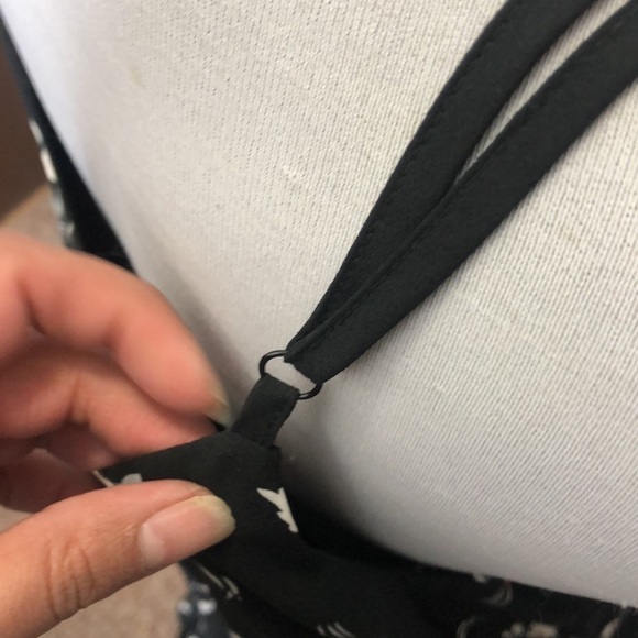 A new day black floral print pleated dress size XL - Picture 7 of 10